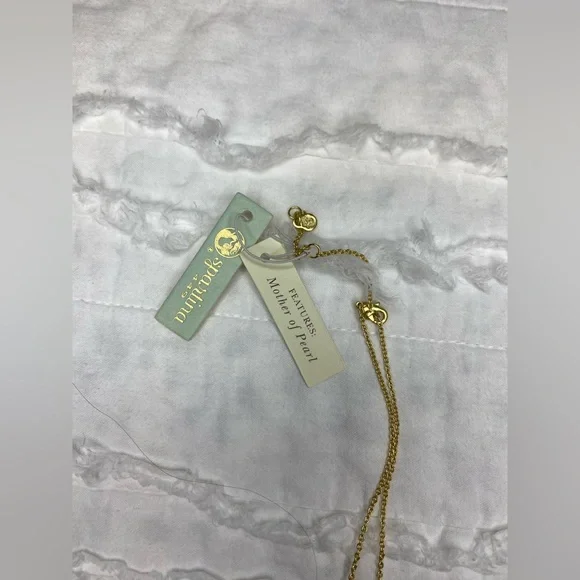 Naia Petite Necklace 16" Pearlescent & Earring Set - Picture 3 of 3